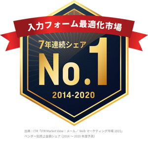 入力フォーム最適化市場 No.1