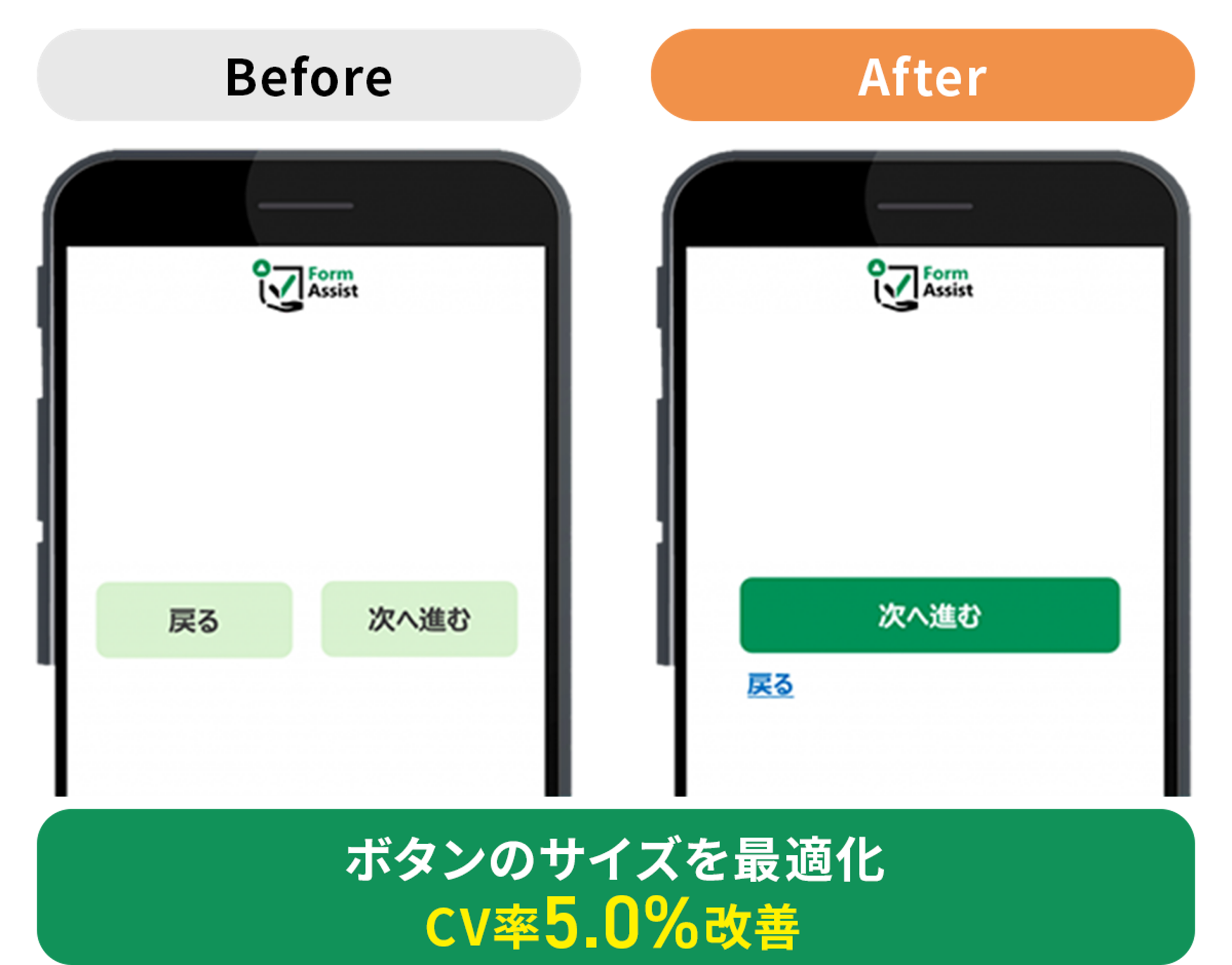 EFO改善事例｜ボタンサイズ変更
